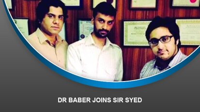 Dr Baber Joins Sir Syed