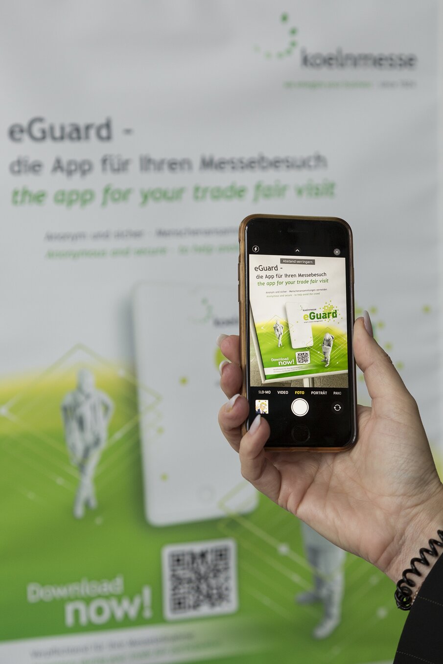 Visitors to IDS will need to install the eGuard mobile application. (Image: IDS Cologne)