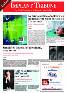 Implant Tribune Italy No. 3, 2017