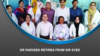 Dr Parveen Retires from Sir Syed
