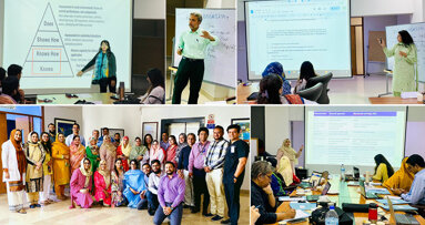LCMD holds qualitative research, AI-based MCQs workshops