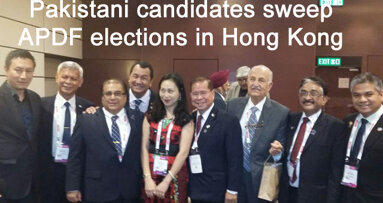Pakistani candidates sweep APDF elections in Hong Kong