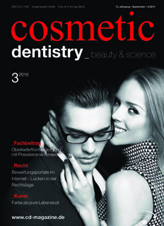 cosmetic dentistry Germany No. 3, 2015
