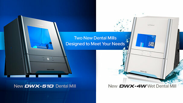 Roland DG presenta DWX-51D e DWX-4W: le nuove tecnologie dentali per la produzione di protesi e restauri di alta qualità