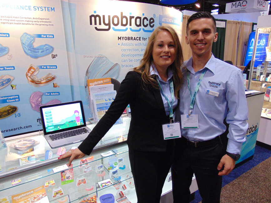 Kelly Baker, left, and Andrei Kovacs of Myofunctional Research Co.