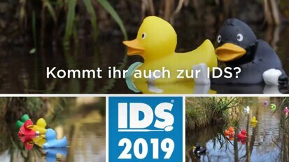 Die Dentsply Sirona Entenfamilie auf der IDS 2019