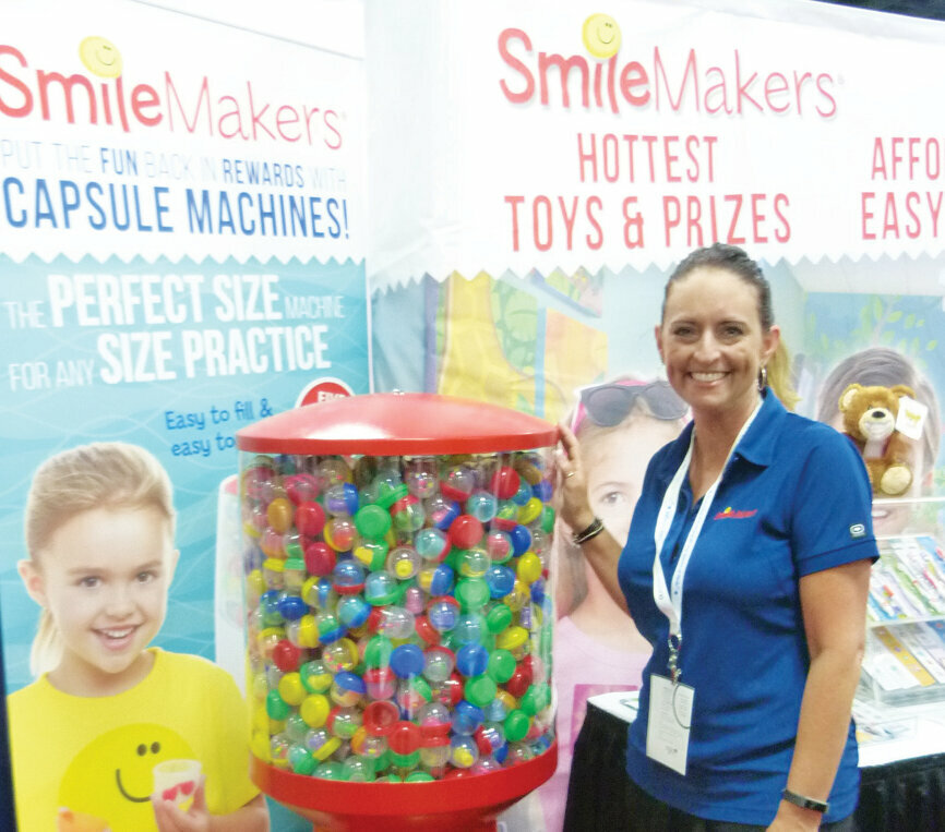 If you have kids at the show, or even if you don’t, you’ll want to try your hand at the capsule machines at SmileMakers.