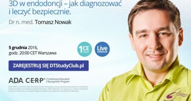 „3D w endodoncji – jak diagnozować i leczyć bezpiecznie” – webinarium DT Study Club!
