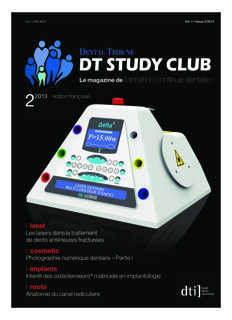 DT Study Club France No. 2, 2013