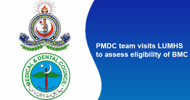 PMDC team visits LUMHS to assess eligibility of BMC
