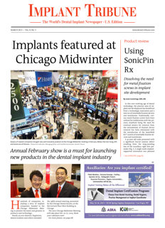 Implant Tribune U.S. No. 3, 2013