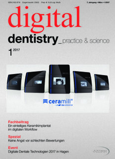 digital dentistry Germany No. 1, 2017