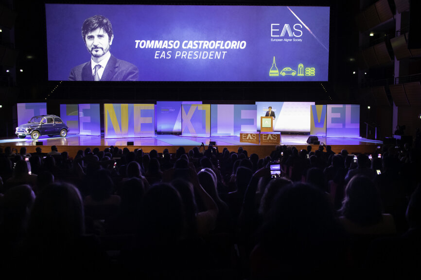 Dr Tommaso Castroflorio, EAS President, gave the opening address of the 4th EAS congress. (Image: Mauro Calvone)