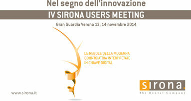 IV Sirona Users Meeting, 13 e 14 novembre al Palazzo della Gran Guardia di Verona