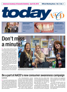 today AACD Chicago April 20, 2018
