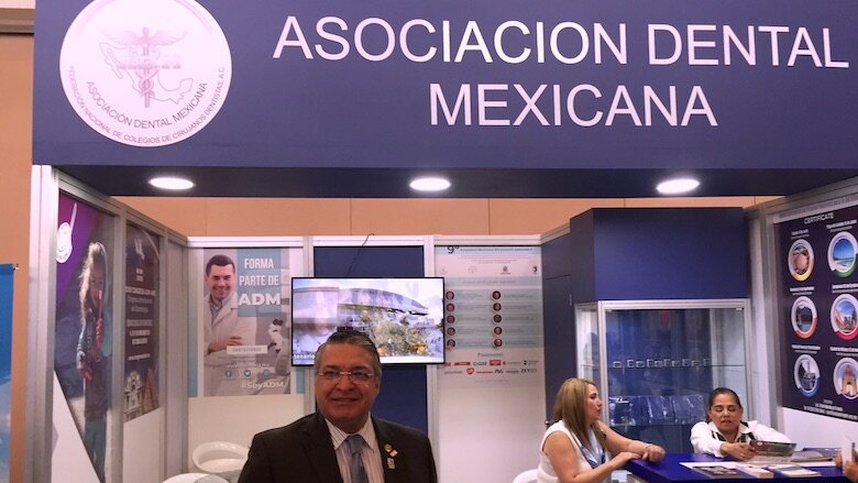 El presidente electo de la Asociación Dental Mexicana, Dr. Manuel Martínez Martínez.
