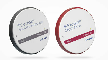 Ivoclar presents new features of IPS e.max ZirCAD Prime zirconia discs