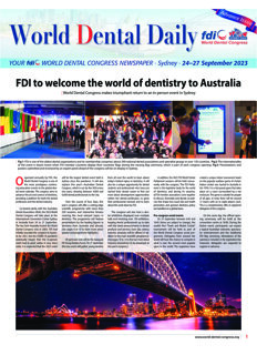 World Dental Daily Sydney 2023 Advance Issue
