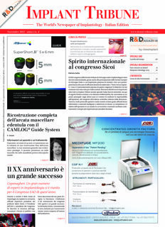 Implant Tribune Italy No. 4, 2012
