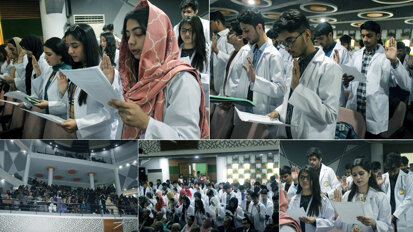AMDC hosts White Coat ceremony for MBBS, BDS students