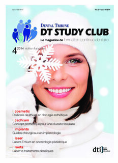 DT Study Club France No. 4, 2014