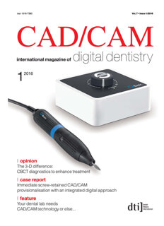 CAD/CAM international No. 1, 2016