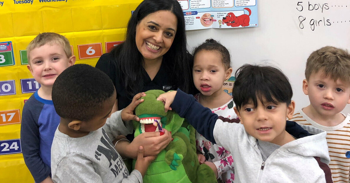 Dental News ProHEALTH Dental visits classrooms at Huntington YMCA for