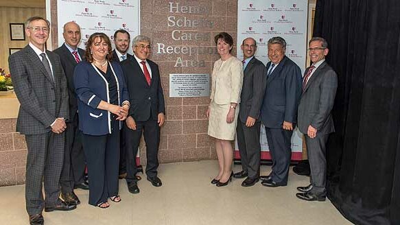Stony Brook University School of Dental Medicine unveils Henry Schein Cares Reception Area