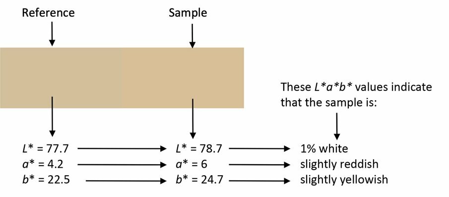 Fig. 7: Matching the reference shade against the sample shade.