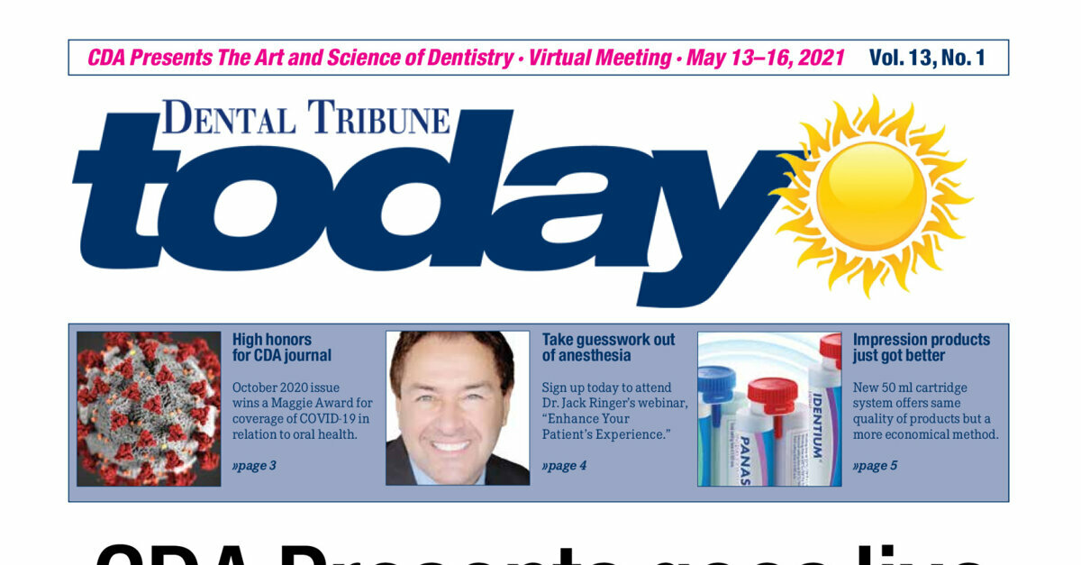 Cda Presents The Art And Science Of Dentistry Virtual May 13 16 2021