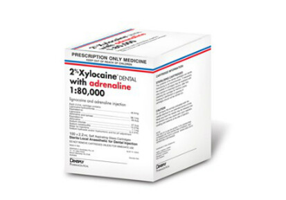 Dentsply Sirona – 2% Xylocaine DENTAL with Adrenaline (Epinephrine)