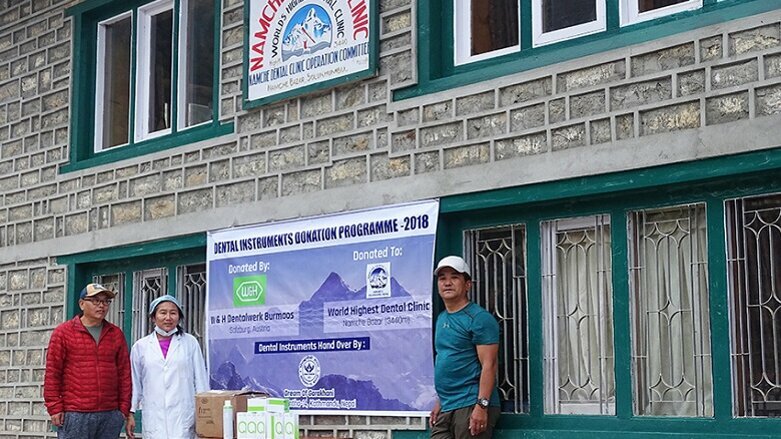 W&H donates products to world’s highest dental clinic