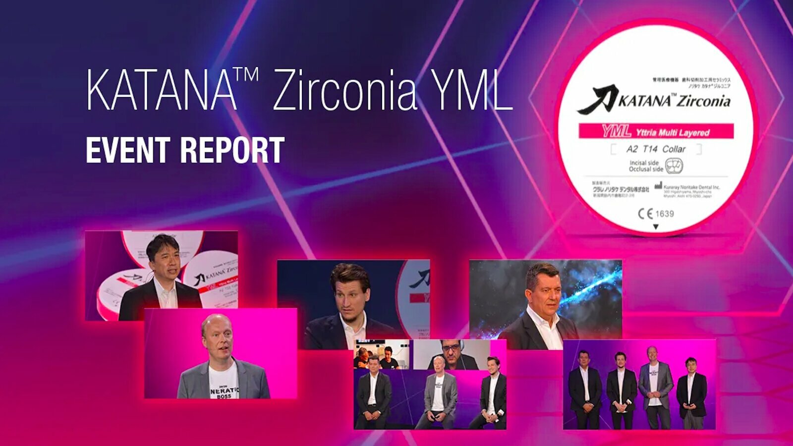 Virtual kick-off symposium: A big welcome to KATANA Zirconia YML!
