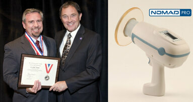 Aribex CEO receives Utah Governor’s Medal for NOMAD Pro handheld X-ray
