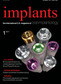 implants C.E. No. 1, 2011