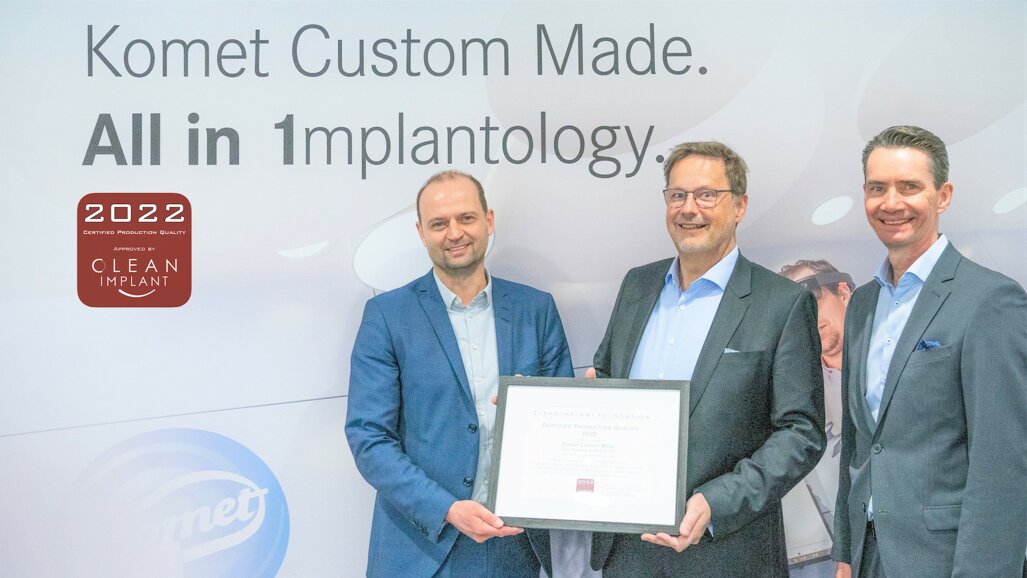 A significant milestone in implant production quality management
