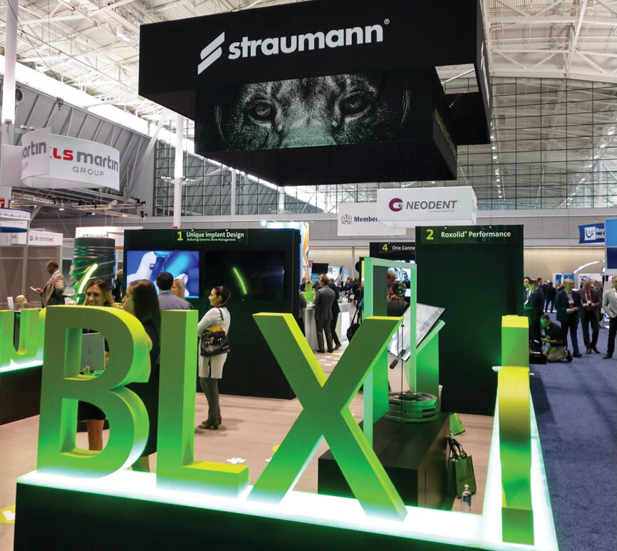Head over to the Straumann booth to learn all about BLX Implants.
