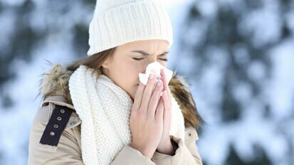 Nase in der Kälte erhöhrt Anfälligkeit für Virusinfektionen
