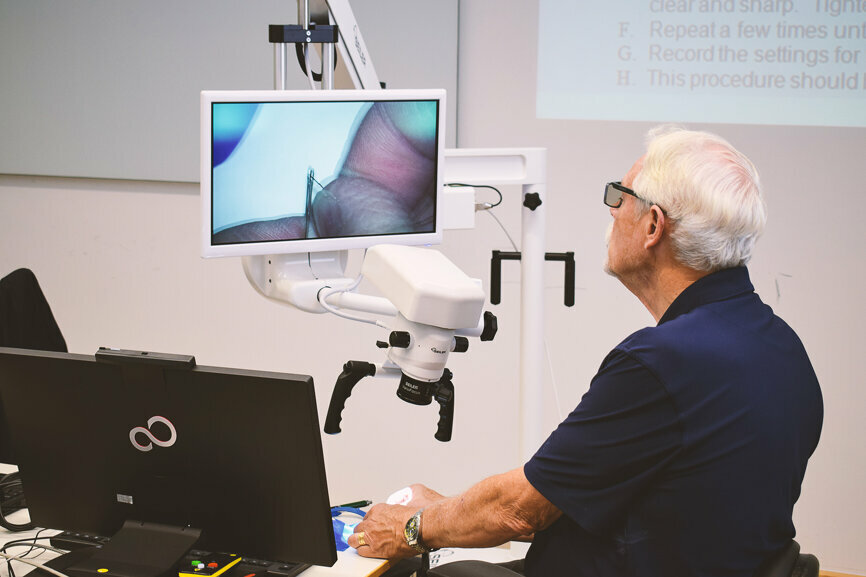 3D demo at Dr. Sergio A. Rosler's hands-on course