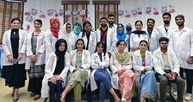BUDC, Colgate teams conduct oral checkups at four Karachi schools