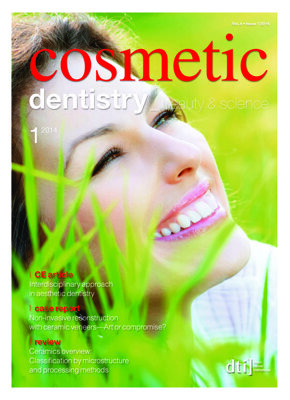 cosmetic dentistry international No. 1, 2014