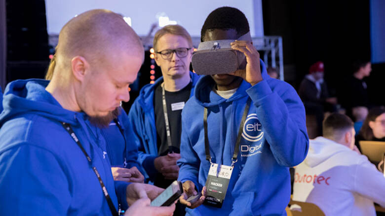 Virtual reality was a focus at Junction 2017. 