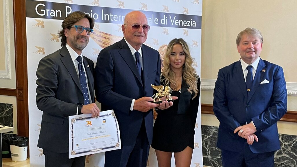 Il dott. Sandro Martina premiato a Venezia con il Leone d’oro per l’imprenditoria