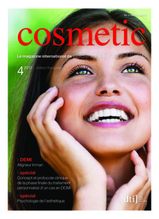 cosmetic dentistry France (Archived) No. 4, 2012