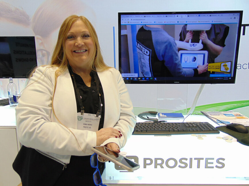 Ronda Moree of ProSites, a company that offers a comprehensive suite of website design and marketing solutions for dental professionals.