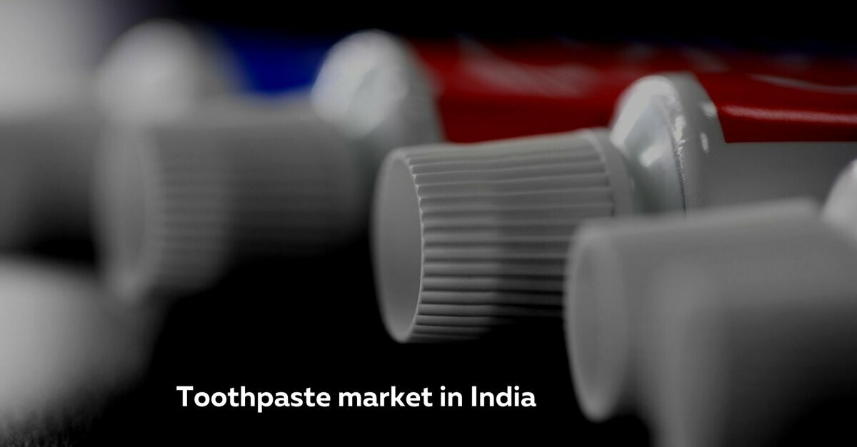 Here's the analysis of toothpaste market in India