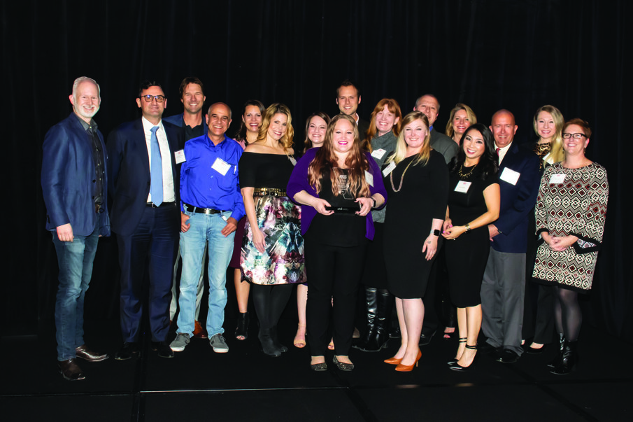 The SureSmile education team headed by Amanda Ballard (6th from the left) at the AXIS ATD award ceremony in Dallas, Texas.