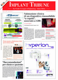 Implant Tribune Italy No. 1, 2014