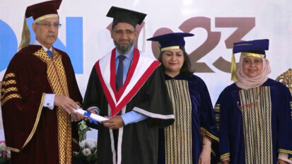Prof Dr Arshad Hasan receives PhD in operative dentistry