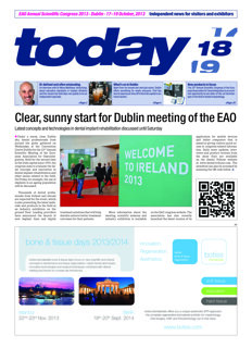 today EAO Dublin 2013, 18 Oct